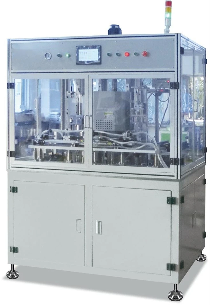 Máquina ranuradora de supercondensadores cilíndricos
