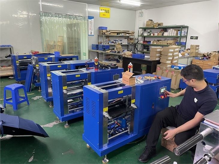 battery electrode roller press machine